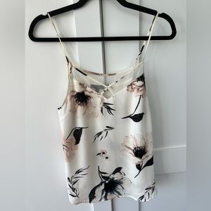 White Floral Dynamite Camisole
